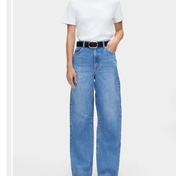 ALIGNE MID RISE RIGID BARREL JEANS - Picture 4 of 4